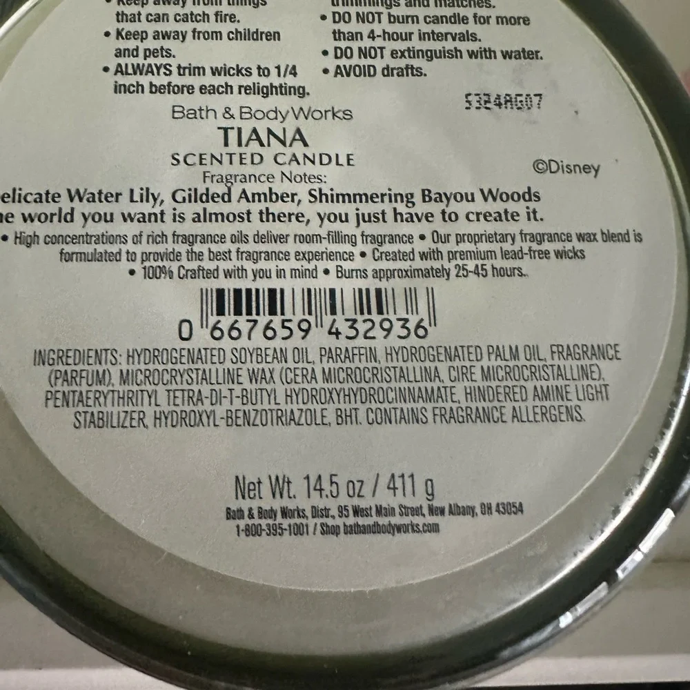 Disney Princess Tiana Scented Candle Bundle 2026 Collection 🧚🏾‍♂️🧚🏾‍♂️🧚🏾‍♂️🧚🏾‍♂️